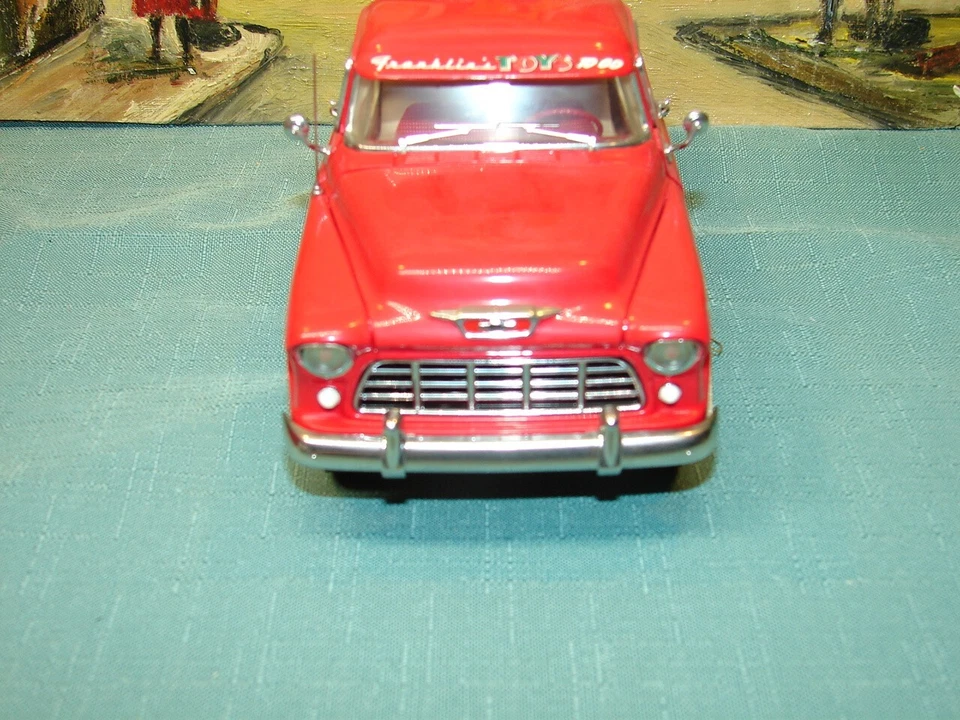 Chevrolet camafeo 1955 edición limitada de Navidad Franklin Mint 1998 1:24 #2422 Foto 4 de 4