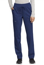 Cherokee Workwear Scrubs Mid Rise Tapered Leg Drawstring Pant WW105 NAV Navy