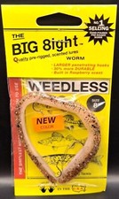 Ike-Con The BIG 8ight Pre Rigged Weedless 8'' Scented Worm ~HOUDINI~