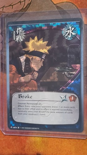 Naruto CCG Set 9 The Chosen 'Missions' Chckered Diamond Foil / Spiral 1st Ed NM - Picture 71 of 91