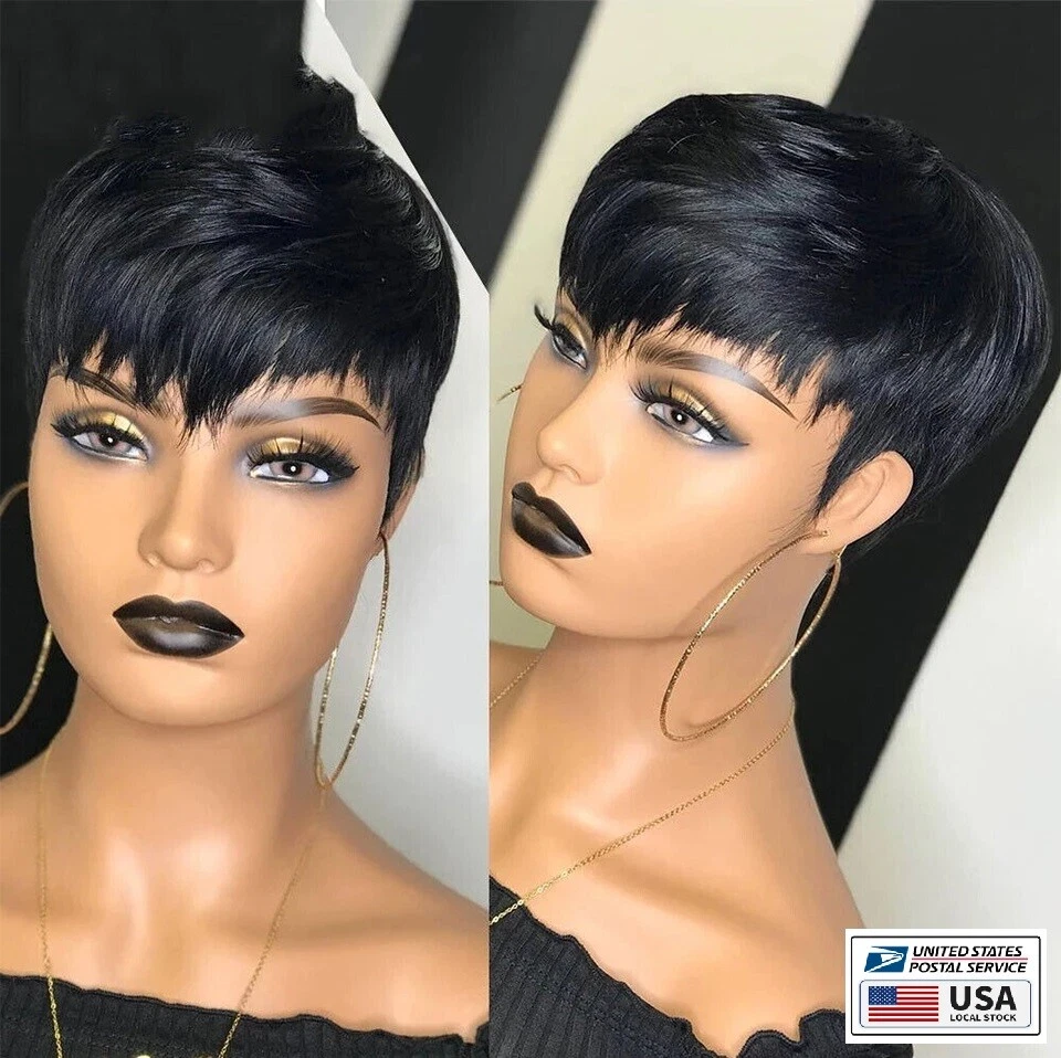 Short hair styles in wigs cheap