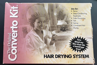 The Original Converto Kit ~ Cap Hair Drying System ~ 50th Anniv Edition ~ EUC