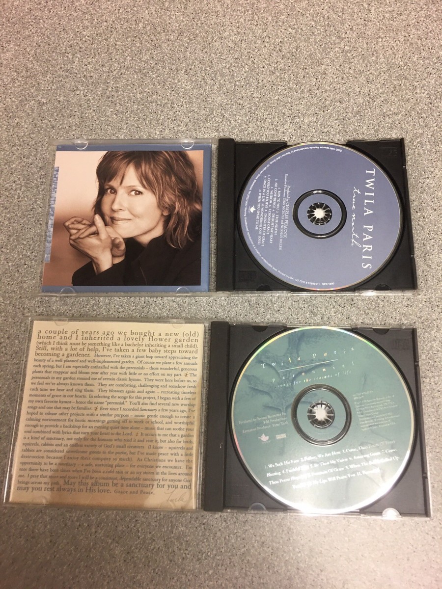 Twila Paris -2 CD's: True North, and Perennial Songs For the