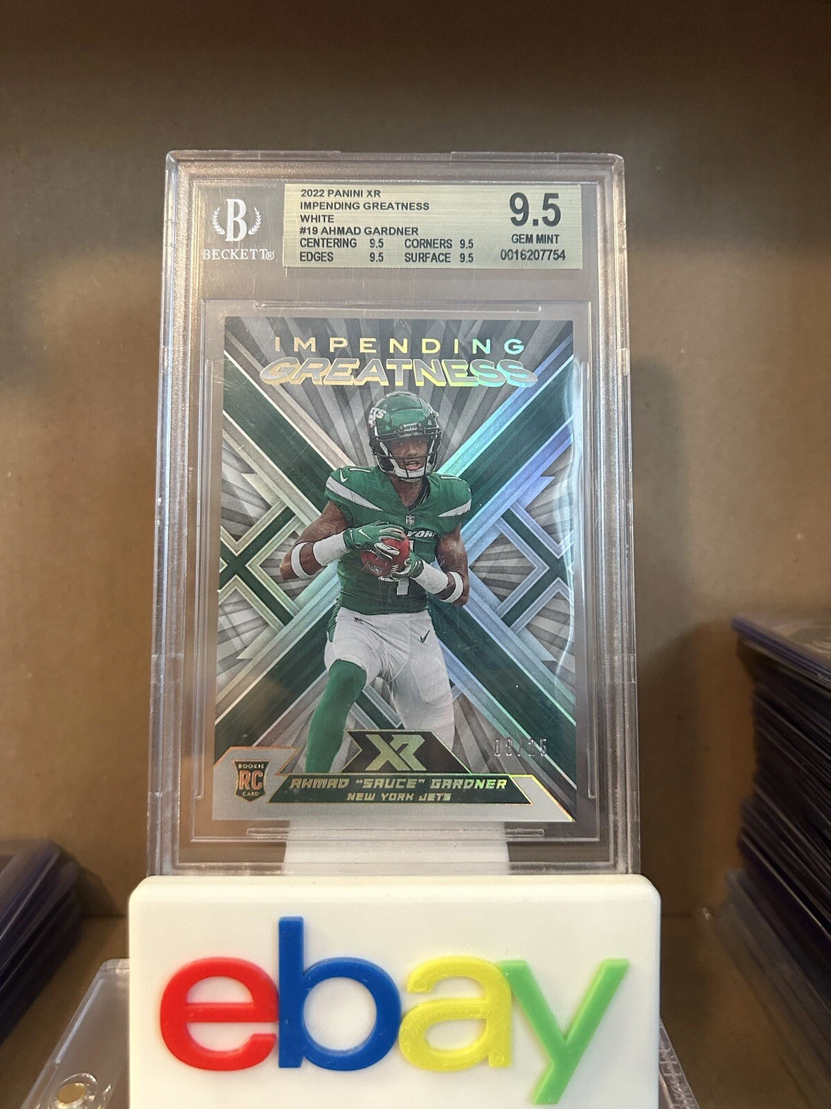 Sauce Gardner Panini XR Impending Greatness #IMG19 White