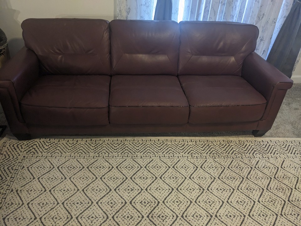 Cheap Leather Sofas eBay