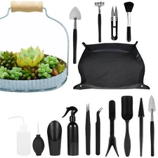16x New Garden Mini Tools Succulent Gardening Tools Kit For Seedling Soil Caring