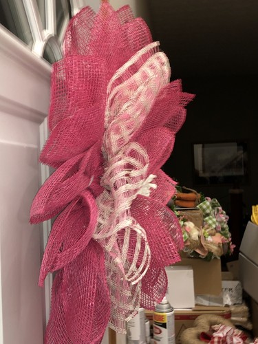 Mother’s Day, Daisy Wreath, Spring Wreath, Summer, Easter, Home Decor, Burlap - Picture 5 of 12