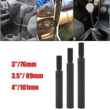 3" /3.5" /4" Black Shift Knob Extension For Manual Gear Shifter Lever Stick