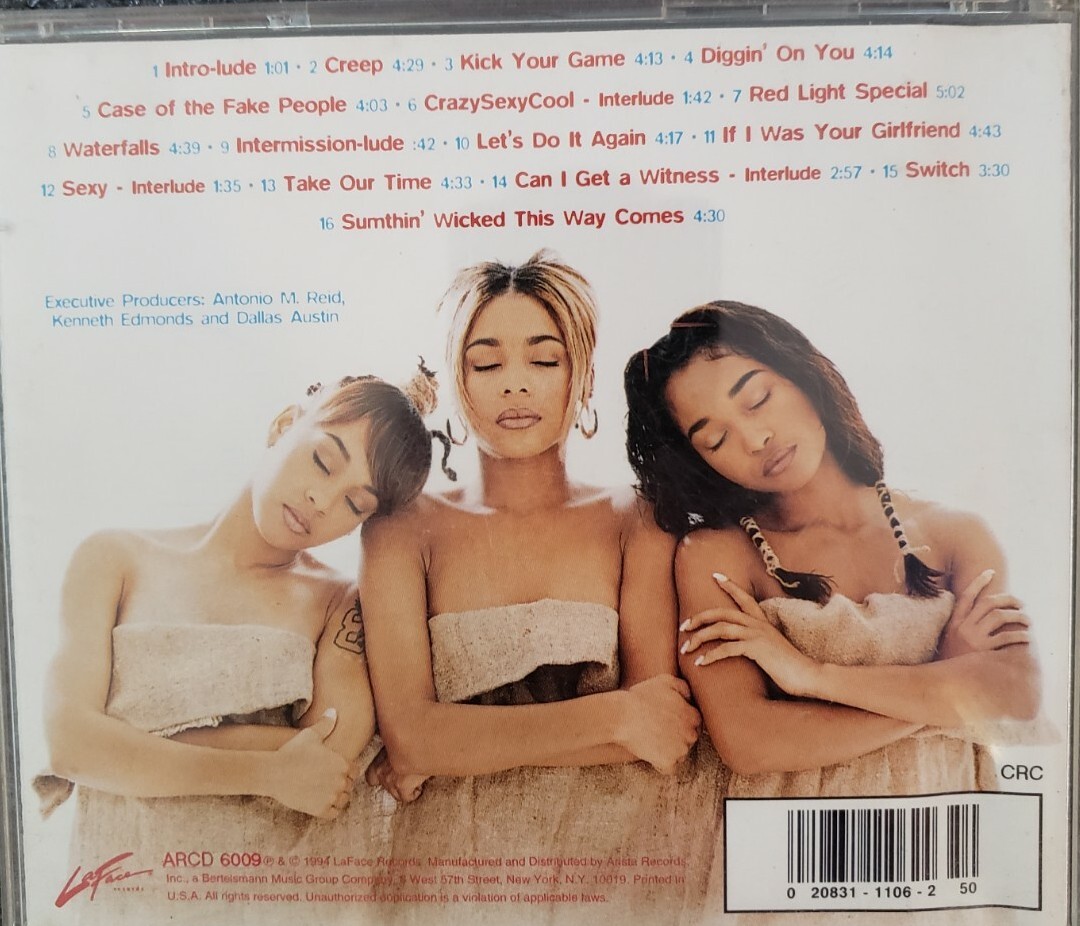 Crazysexycool by TLC (CD, 1994 LaFace Records ARCD 6009) 16 Tracks