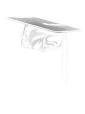 Adult's Graduation Cap University Academic Mortarboard Hat Colour Gown Accessory