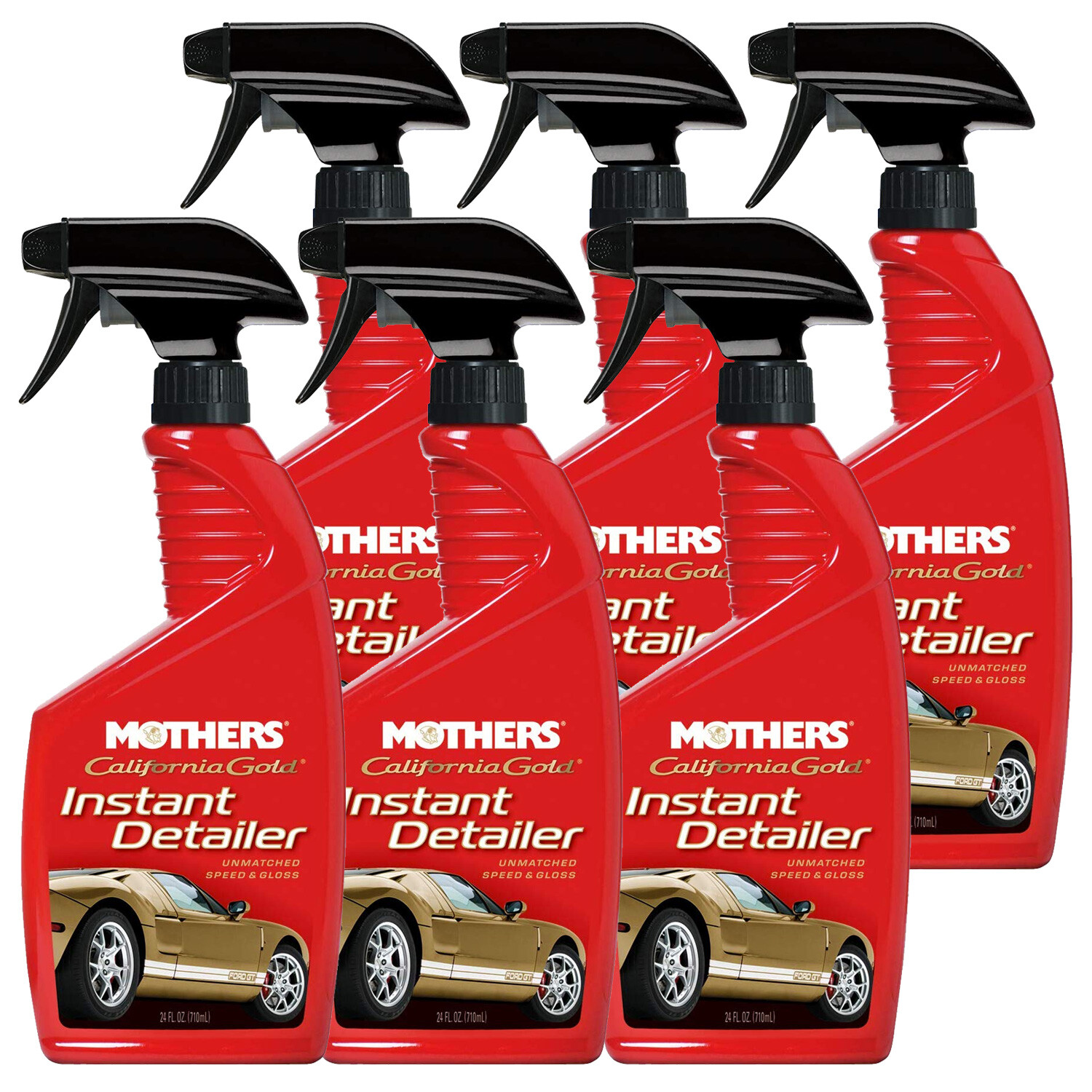 Detailer Sprayer Mothers Instant Detailer Spray Exterior Car Detailer, 24 oz. (6-Pack ...