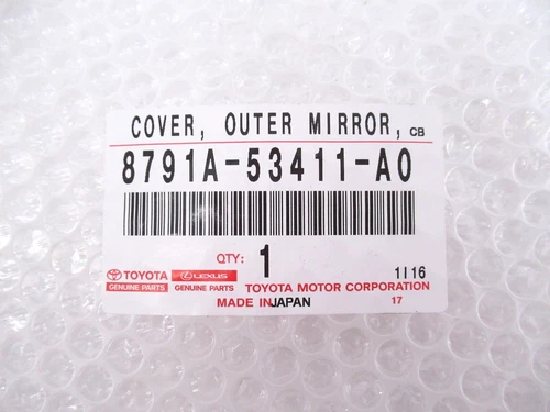 Genuine OEM Toyota Lexus 8791A-53411-A0 Passenger Side Mirror Cover