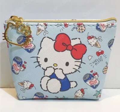 Sanrio Hello Kitty Lipstick Bag Pouch Small Zip Coin Purse Ships From USA NEW