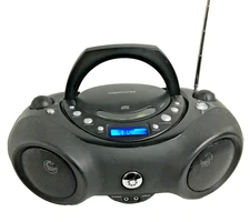 MEMOREX CD PLAYER  / AM/FM RADIO MP 3851-WORKS- SEE VIDEO