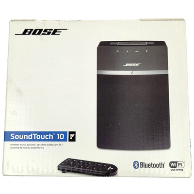 Bose SoundTouch 10 Wireless Music System Model 416776 W/Box Black (95AE)       