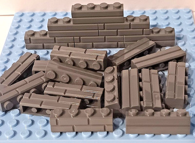 Lego 1x4 Masonry Brick Dark Blusih Gary Wall Castle House Building Parts NEW X20