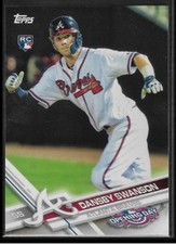 2017 Topps Dansby Swanson OPENING DAY RC Atlanta Braves Rookie Card #195. rookie card picture