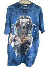 The Mountain Shirt Mens size Large Horus Soldier  Tye Dye  Luxor Las Vegas Hotel