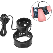 Male E-stim Penis Stretcher Sleeve Girth Enhancer Scrotum Ring Electric-Set Men
