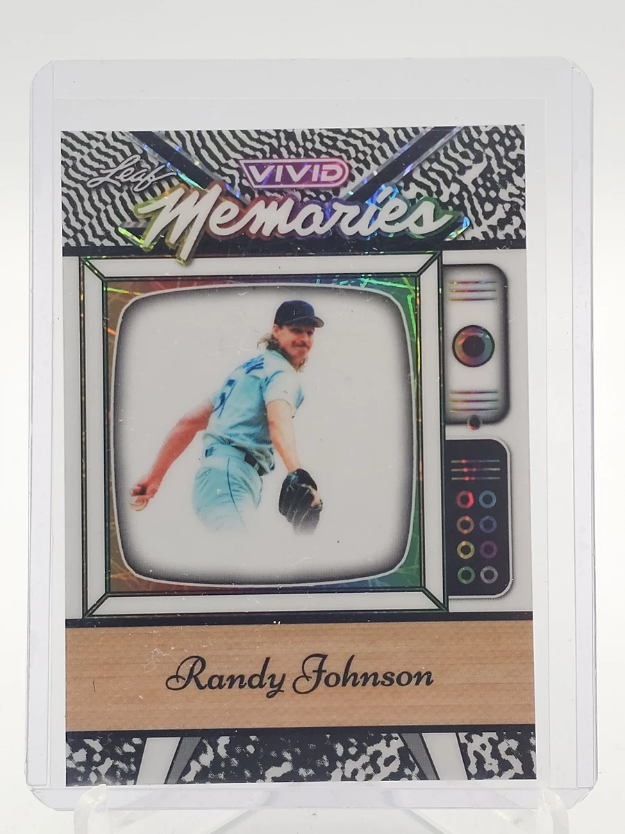 Leaf Randy Johnson Baseball Serial Numbered Sports Trading Cards