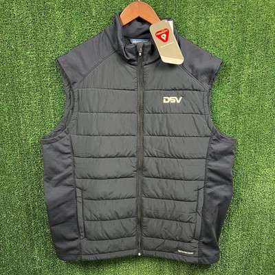 NWT Cutter & Buck Evoke Hybrid Men's Vest Black XL Primaloft Insulated Puffer