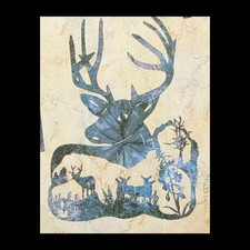 Willow Bend Deer Applique Quilt Pattern - 37x...