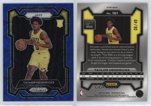 2023-24 Panini Prizm Choice Blue Prizm /49 Taylor Hendricks #161 Rookie RC