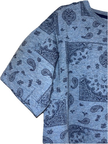 Epic Threads Kids Size Small 49-53” 52-63lbs Kids Graphic Print Blue Bandana Tee - Picture 2 of 6
