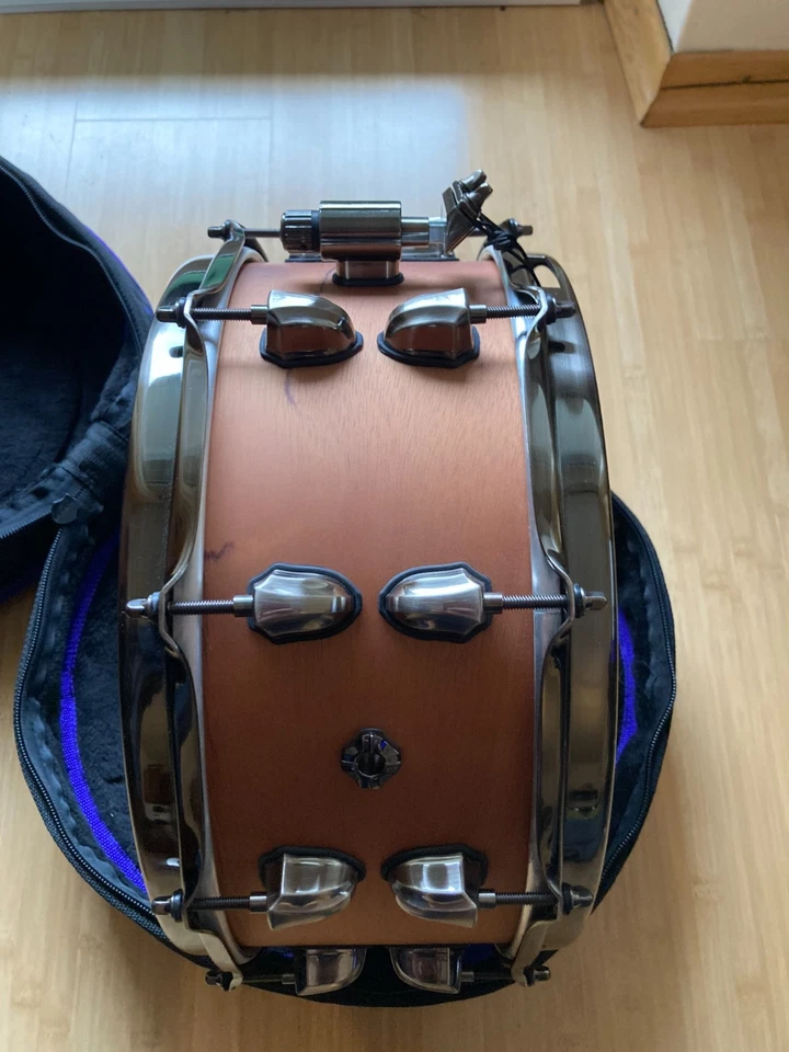 Mapex Black Panther Heartbreaker Snare Drum 14"x6" Mahagoni (wie neu) mit Tasche - Bild 4 von 4