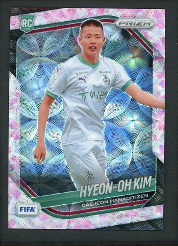 2025-26 HYEON OH KIM 07/28 PANINI PRIZM FIFA CHOICE CHERRY BLOSSOM ROOKIE RC #35
