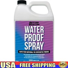 Water Repellent Spray Fabric Vinyl Cushions Boat Covers Tents Shoes 1GAL New