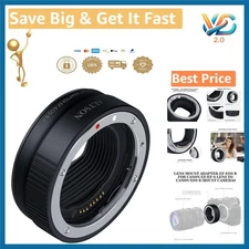 EF-EOS R Lens Mount Adapter with Auto Focus for Canon EF/EF-S Lenses to Mirro...