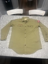 Boy Scout BSA Men's Long Sleeve 1Tan Uniform Shirt See Measurements