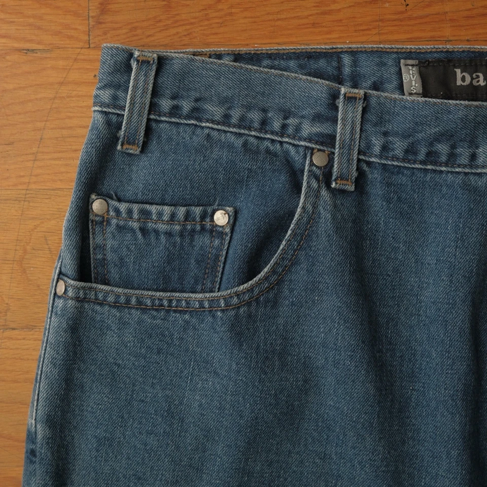 Vintage Levi's Silvertab Baggy Jeans Blue Denim 90s Skater Fit Men's W38 L30 - Image 2 of 4