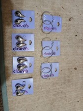 Bulk Lot Of 7 Pairs Of Claire's Jewelry Earrings. MSRP For Lot 56. NWT