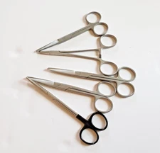 Lot Of 5 Furst Webster Micro Needle Holders Instrument MDS2410013F, MDS0811014F