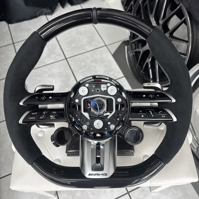 OEM AMG Performance Lenkrad Carbon U88 266 Alcantara G63 W465 R232 C192 C290 - Bild 1 von 4