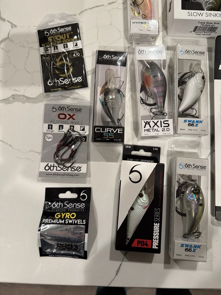 6th Sense Fishing lure Swim Bait Glide Bait Hooks Bass  Tackle New Fishing - Image 2 of 4