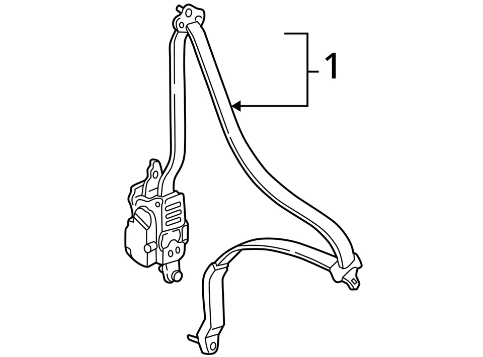 Front Seat Belt Bucket Seat Driver Buckle  01-05 EL 7493807 - Image 4 of 4