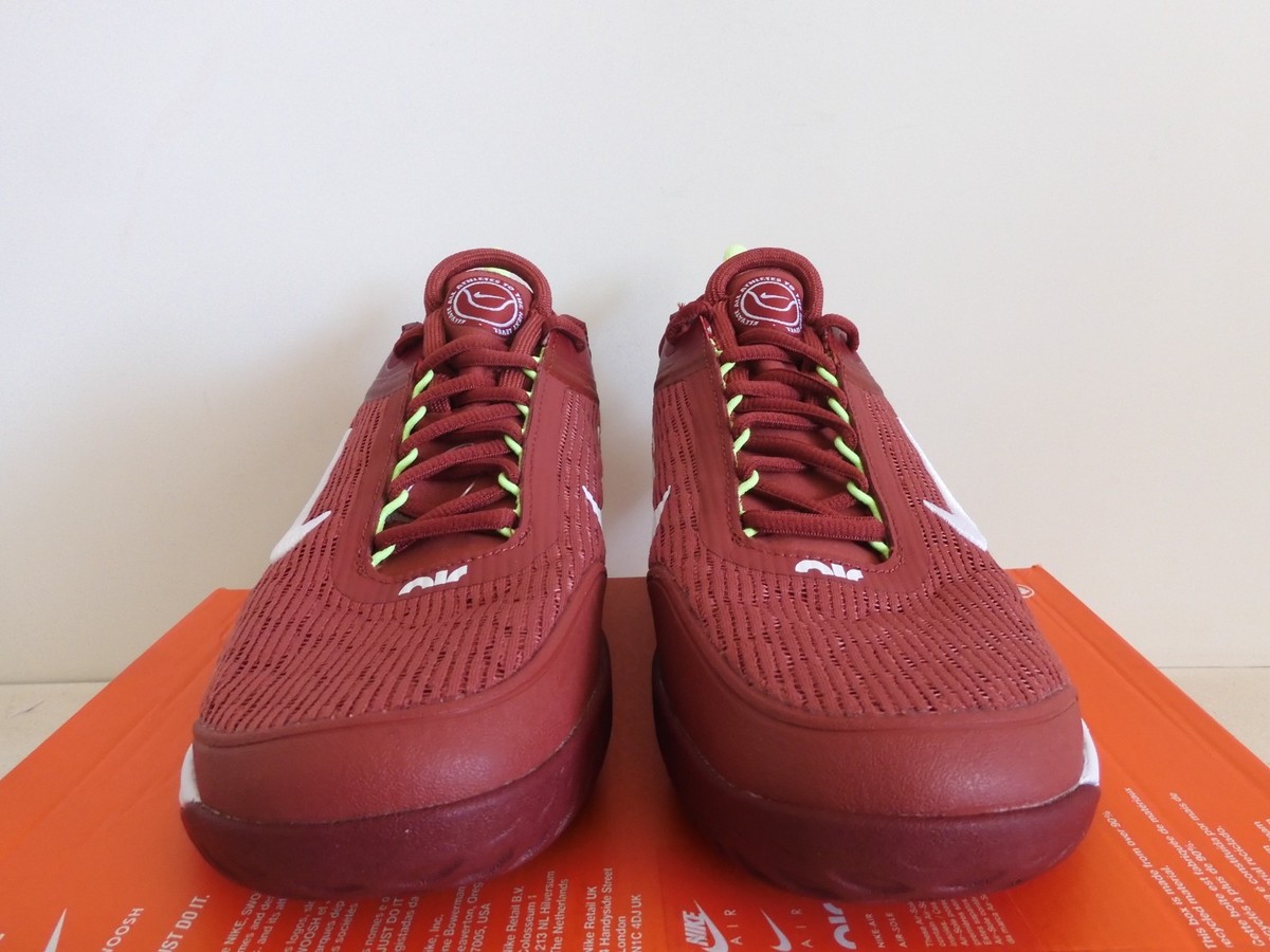 Nike Court Air Zoom NXT Hard Court Tennis Shoes Cedar Red Sz 8.5