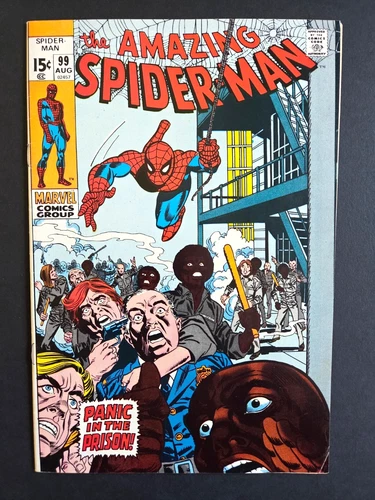 AMAZING SPIDER-MAN #99 • SPIDEY IN LONDON • HI GRADE VF+ OR BETTER