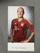 Autogrammkarte Arjen Robben 2011/12 - FC Bayern - Original Signiert