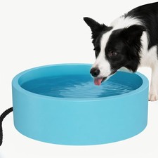 Heated Water Bowl for Dogs and Cats - 108 OZ Outdoor Thermal Pet Dish