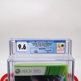 XBox 360 TEKKEN TAG TOURNAMENT 2 II - CGC GRADED 9.6 A+! NEW & Factory Sealed!