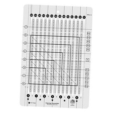Stripology Mini Slotted Quilting Ruler – CGRGE3 – Made in USA, 8-1/2in x 12