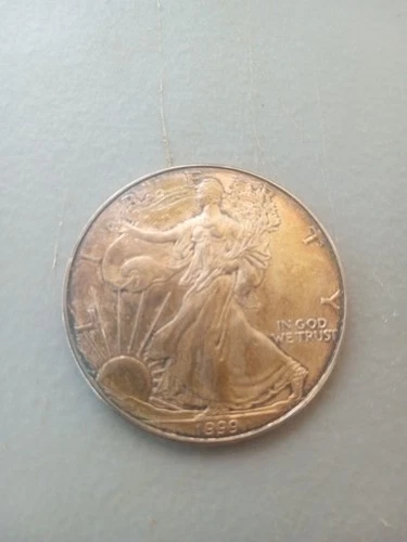 1999 1 oz american silver eagle coin
