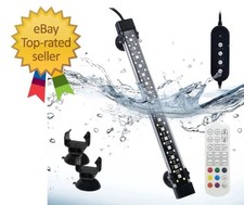 Aquarium LED Light with Full Spectrum RGBW 24/7 Timer Adjustable Brightness