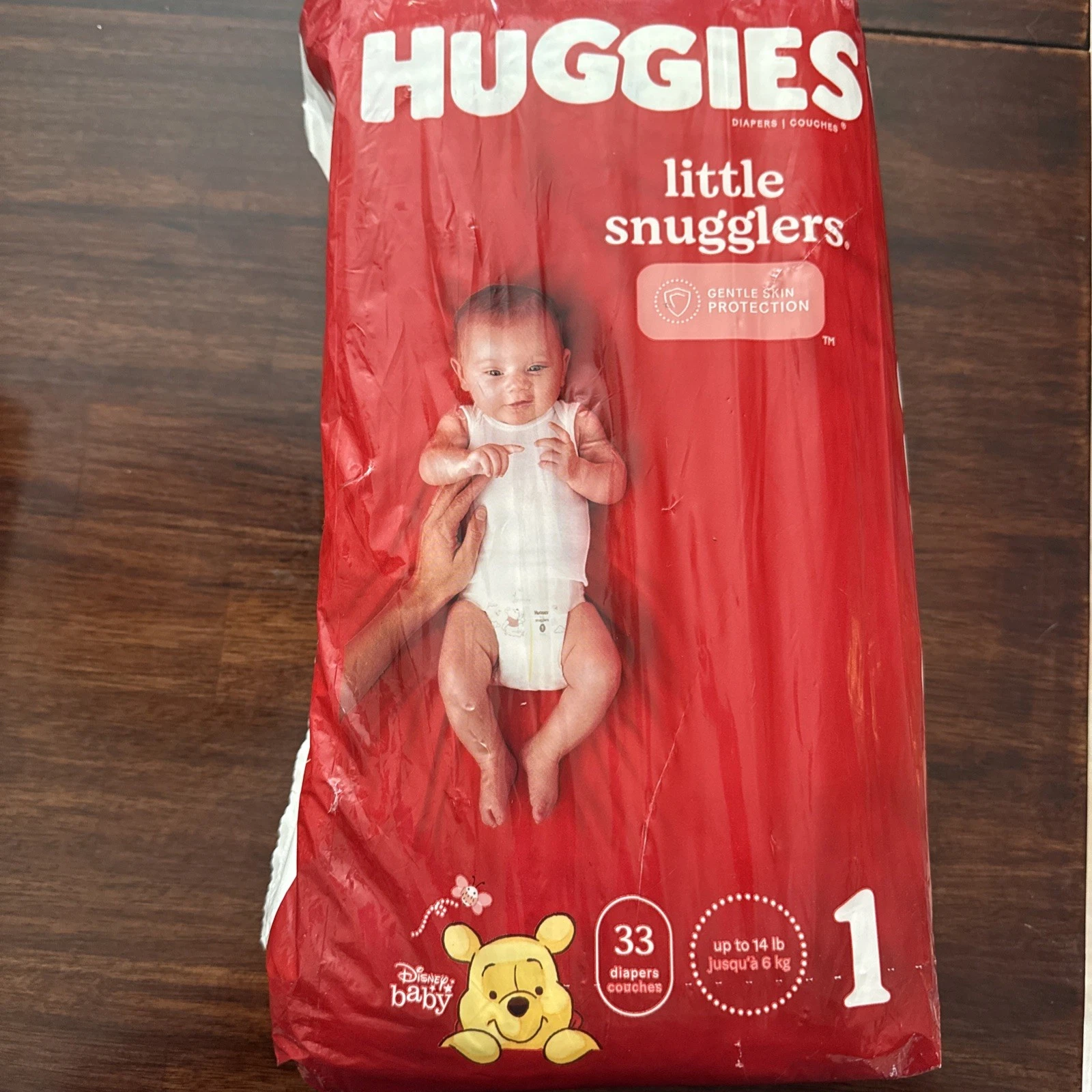 Huggies Little Snugglers Diapers, Size 1 Disney Baby Pooh