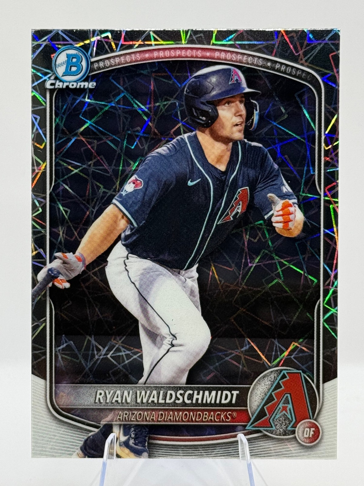 2025 Bowman Draft Ryan Waldschmidt Chrome Laser Refractor Diamondbacks #BDC-41