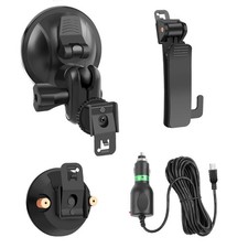 CammPro Body Worn Camera Accessories Bundle Kit I826 Clip Car Charger Mount